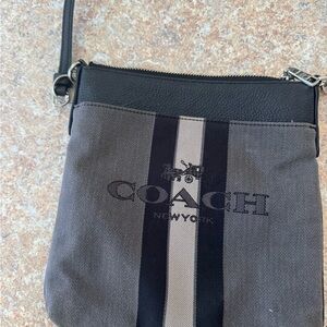 Coach Black and Gray Crossbody Bag